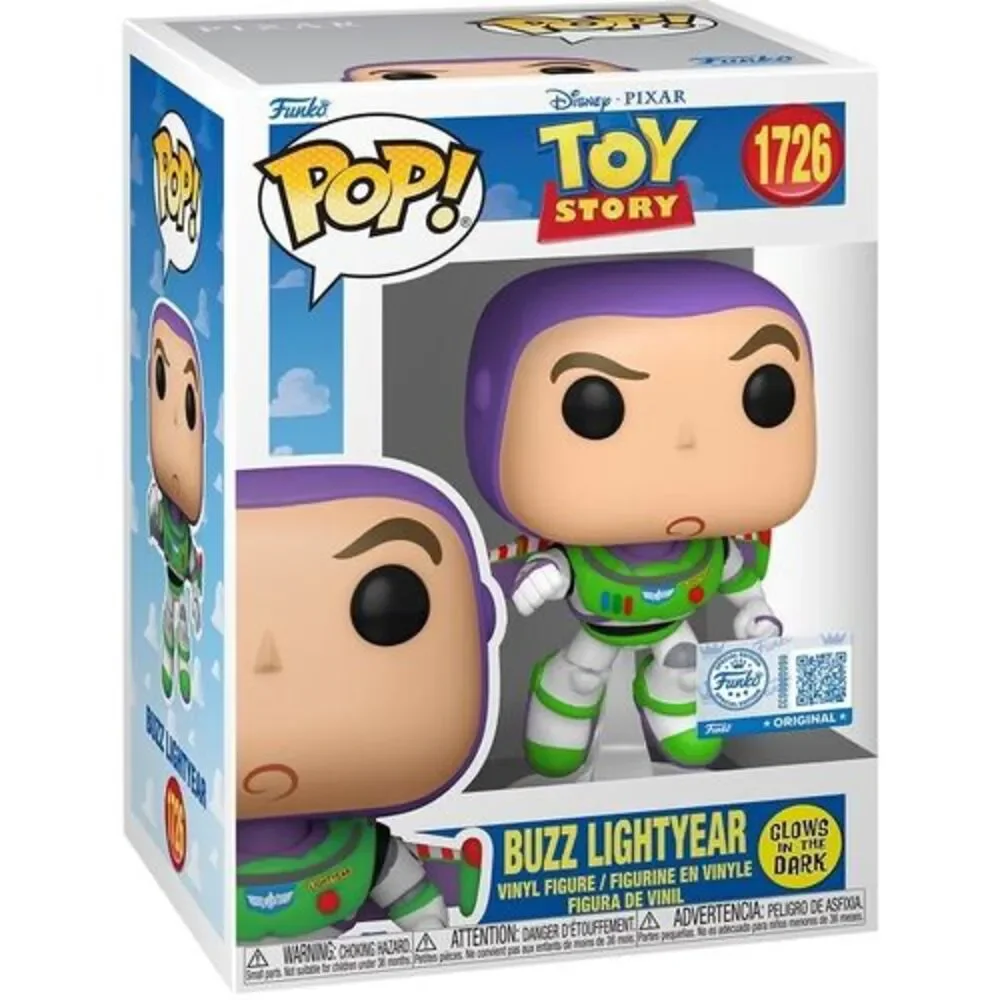 Funko POP! Disney: Toy Story - Buzz Lightyear (Glow-in-the-Dark) (AE Exclusive) - Picture 4 of 4